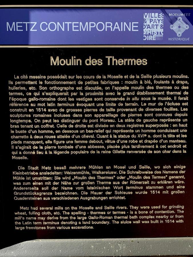 L'Appart Moulin Des Thermes Metz Exterior photo